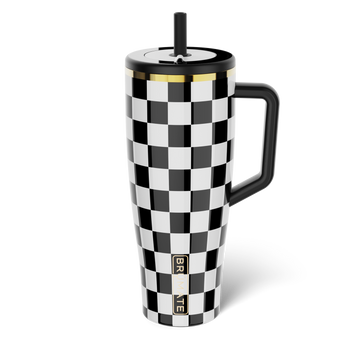 Era 40oz | Black & White Checker - Daily Ready