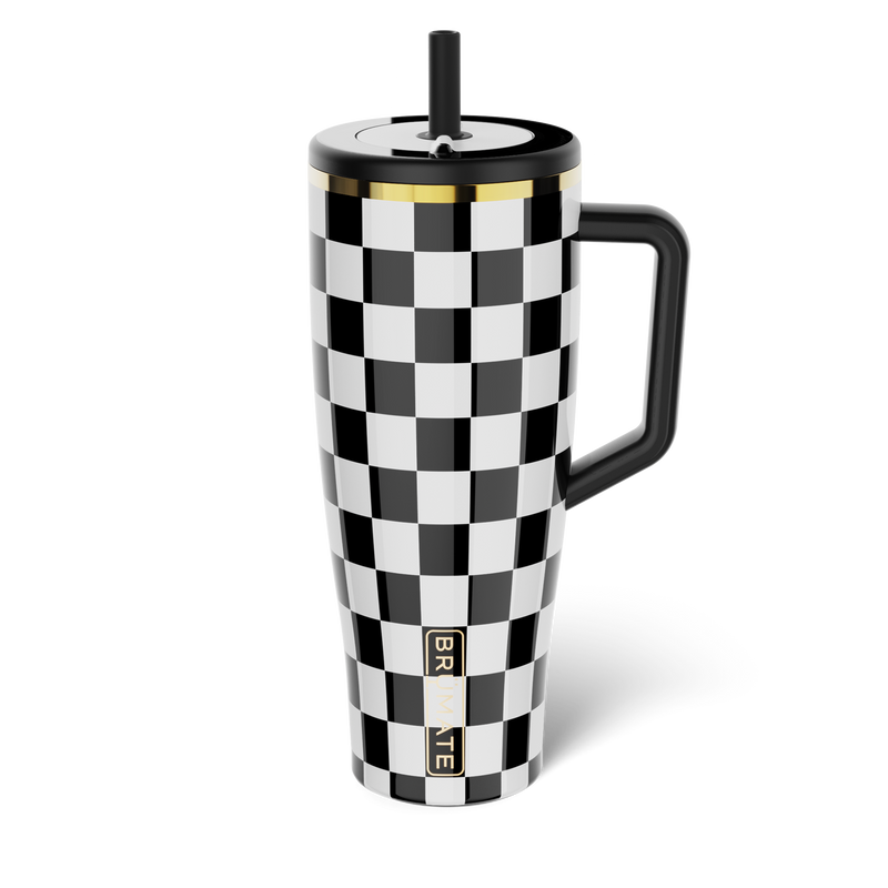 Era 40oz | Black & White Checker - Daily Ready